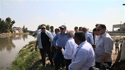 وزير الري يكلف بتوفير المياه للأراضي الزراعية حول ترعة بورسعيد (صور)