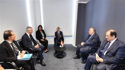 الرئيس السيسي يلتقي «لومير» ويؤكد التطلع لتطوير آفاق التعاون المشترك مع فرنسا