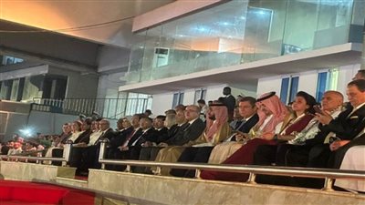 وزير الشباب والرياضة يشهد حفل افتتاح دورة الألعاب العربية بالجزائر (صور)