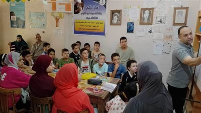 ورش فنية متنوعة لتعليم الخط العربى والاورج بثقافة المنوفية