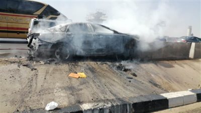 مصرع 5 من أسرة واحدة في حادث تصادم بطريق العلمين