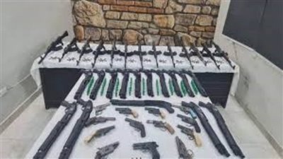 ضبط 41 قطعة سلاح ناري في حملة أمنية بأسيوط