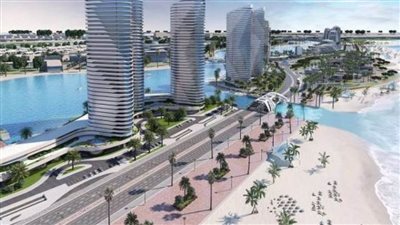 مدبولي يتابع العمل في أبراج الداون تاون بالطابق الـ32.. العلمين من الجيل الرابع