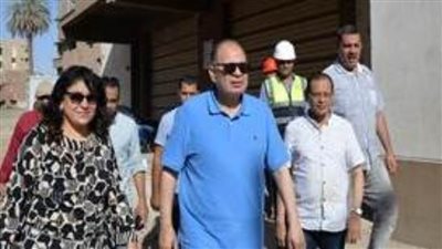 محافظ أسيوط يتفقد إنشاء مجمع الخدمات الزراعية ووحدة إسعاف قرية الشامية