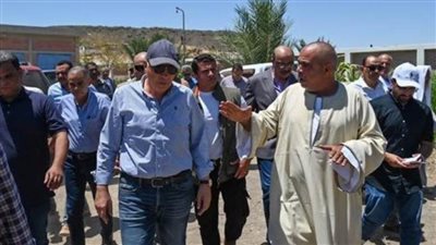 وزير الرى يتفقد الموقف المائي بالفيوم للاطمئنان على المناسيب ومحطات الرفع