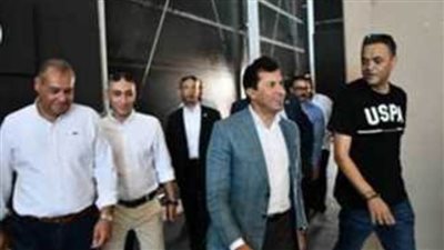 وزير الرياضة يتفقد الصالة المغطاة بالعلمين ويتابع استعدادات استضافة البطولة العربية للجودو