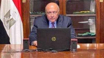 وزير الخارجية يبحث مع نظيرته الإندونيسية العلاقات بين البلدين والقضايا ذات الاهتمام المشترك