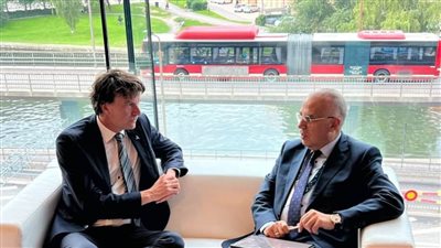 وزير الري يتلقي مستشار رئيس الجمعية العمومية للأمم المتحدة