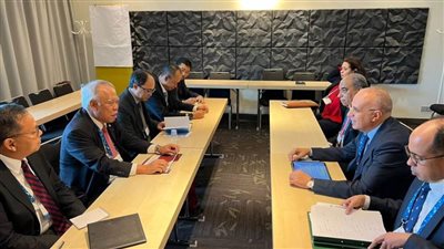 وزير الري يلتقي وزير الأشغال العامة والإسكان الإندونيسي