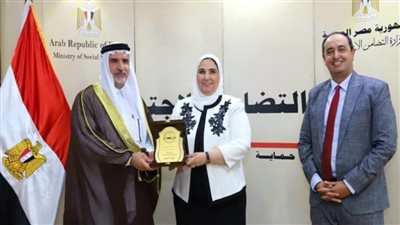 وزيرة التضامن تستقبل وفدا من البرلمان العراقي لبحث التعاون المشترك (صور)