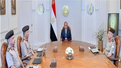 الرئيس السيسي يبحث الموقف التنفيذي لعدد من مشروعات جهاز الخدمة الوطنية