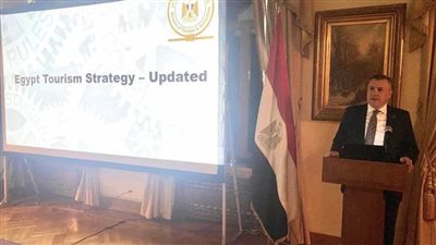 وزير السياحة والآثار يشارك في حضور حفل استقبال على شرف زيارته للعاصمة الروسية موسكو