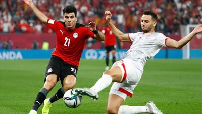 منتخب مصر يتأخر بهدفين أمام تونس في الشوط الأول