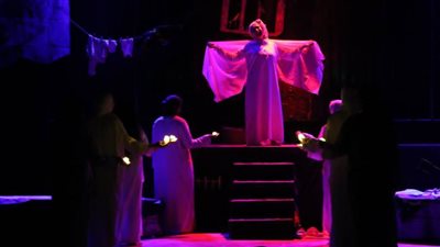 ختامي نوادي المسرح يقدم عرض 