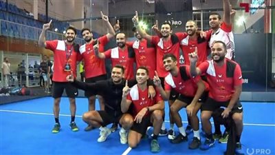 مصر تهزم الكويت وتتوج بلقب البطولة العربية الأولى للبادل