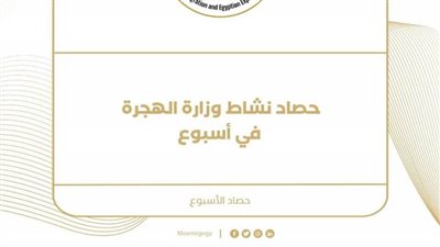 حصاد نشاط وزارة الهجرة في أسبوع (إنفوجراف)