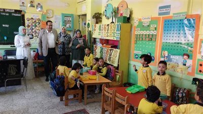 وكيل تعليم الغربية يتابع مدرسة اللواء محمد نجيب الرسمية للغات بشرق طنطا 