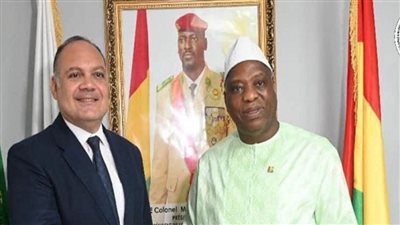 وزير الخارجية الغيني يستقبل السفير المصري بمناسبة قرب انتهاء مهمته في كوناكري