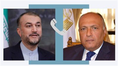 وزير الخارجية يتلقى اتصالا من وزير خارجية إيران