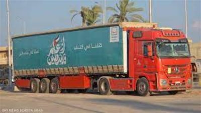 150 شاحنة مساعدات منذ بدء القصف الإسرائيلي ضد غزة