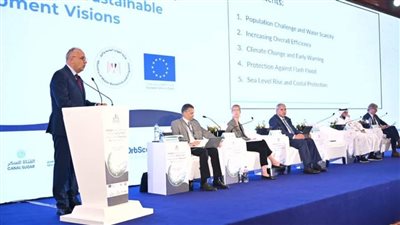 وزير الري يشارك في جلسة 