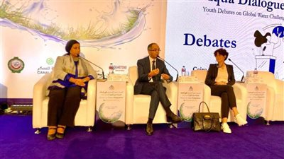 نائب وزير الإسكان يشارك في جلسة نقاشية عن التحديات العالمية التي تواجه المياه ضمن أسبوع القاهرة للمياه بدورته السادسة  