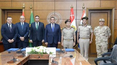 وزير التنمية المحلية ومحافظ الدقهلية يشهدان توقيع بروتوكول لتقديم خدمات الشبكة الوطنية للطوارئ والسلامة العامة 