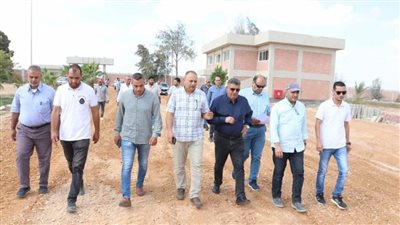 جولات ميدانية لرئيس جهاز مدينة السادات لمتابعة مشروعات مياه الشرب والصرف الصحي ورفع الكفاءة والتطوير بالمدينة