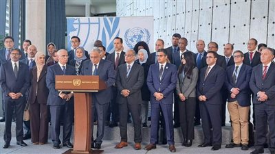 بعثة مصر بجنيف بمشاركة سفراء وممثلي 71 بعثة أخرى يطلقون نداءً دوليا بشأن الوضع الإنساني في غزة