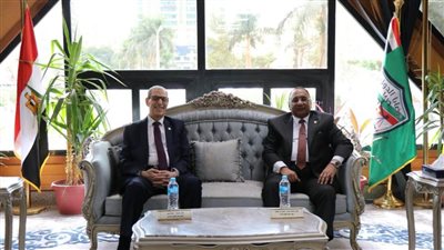 رئيس قضايا الدولة يستقبل المستشار حافظ عباس رئيس النيابة الإدارية