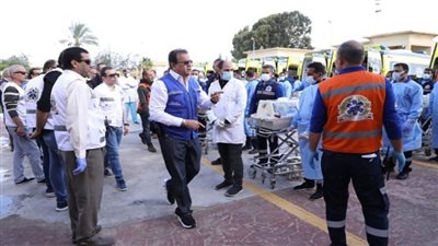 وزير الصحة: استقبال 28 طفلا من المبتسرين عبر معبر رفح (صور)