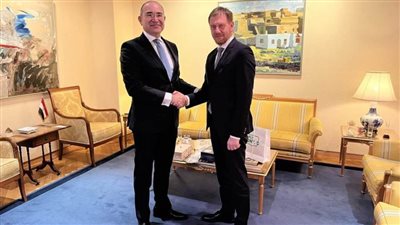 سفير مصر في برلين يستقبل رئيس وزراء ولاية ساكسوني الألمانية