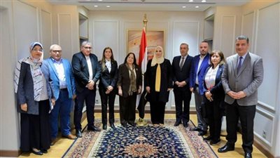 وزيرة التضامن تستقبل وزيرة الصحة الفلسطينية (صور)