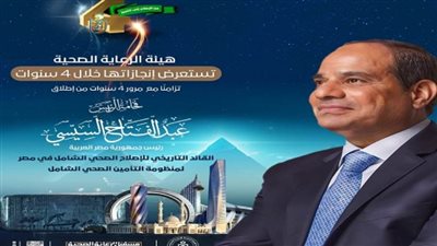 «الرعاية الصحية» تستعرض إنجازاتها خلال 4 سنوات من تطبيق التغطية الصحية الشاملة بمصر (إنفوجراف)