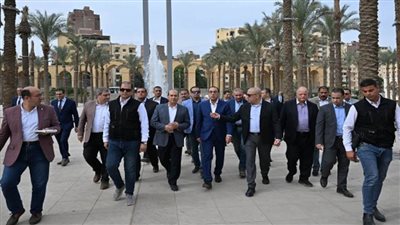  مدبولي يتفقد المنطقة الاستثمارية والمسرح المكشوف بحدائق الفسطاط (صور)