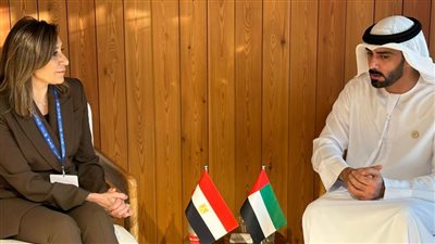 وزيرة الثقافة تبحث مع نظيرها الإماراتي سبل التعاون لدعم انطلاق مجموعة أصدقاء العمل المناخي