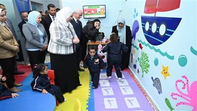 القباج تفتتح 6 حضانات دامجة وغرف التشخيص المبكر للإعاقة بمجمع خدمات الأسمرات (صور)