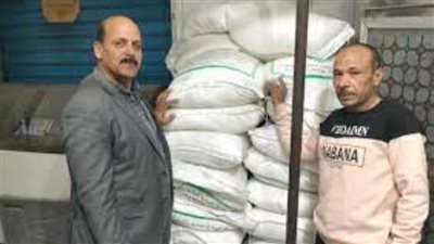 تموين الإسكندرية: ضبط طن سكر محظور تداوله وبلا فواتير