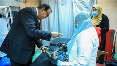 وزير الصحة يتفقد معدلات الإنجاز بمشروع تطوير المعهد القومي للجهاز الحركي العصبي (صور)