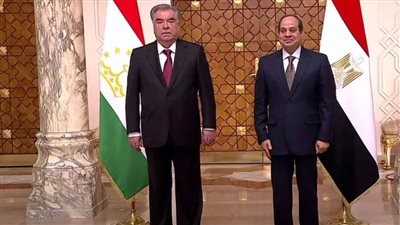 رئيس طاجيكستان: فوز السيسي بولاية جديدة يعكس ثقة الشعب المصري في سياسته التنموية