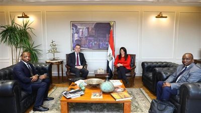 وزيرة التعاون الدولي تلتقي نائب رئيس مؤسسة التمويل الدولية خلال زيارته مصر (صور)