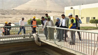 مسئولو الإسكان يتفقدون أعمال المرافق والمشروعات الجارية بالسويس الجديدة (صور)