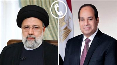 الرئيس السيسي يتلقى اتصالًا هاتفيًا من الرئيس الإيراني