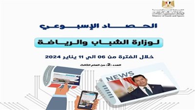 وزارة الشباب تصدر حصادها الأسبوعي(إنفوجراف)