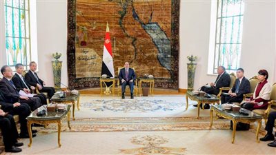 الرئيس السيسي يستقبل عضو المكتب السياسي للحزب الشيوعي الصيني (صور)
