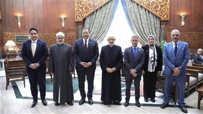 شيخ الأزهر يلتقي رئيس هيئة الاعتماد والرقابة الصحية