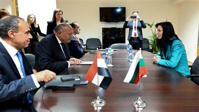 وزير الخارجية يلتقي نائبة رئيس الوزراء بلغاريا (صور)