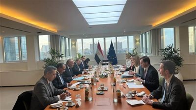 شكري يؤكد أهمية تعزيز الحوار البناء والموضوعي بين مصر والبرلمان الأوروبي (صور)