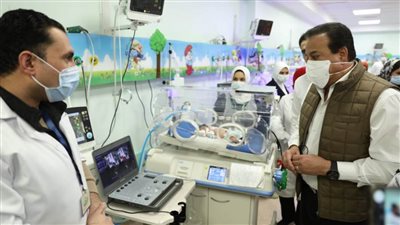 وزير الصحة يتفقد مستشفى كوم حمادة التخصصي ويوجه بمتابعة معدلات الولادة القيصرية (صور)