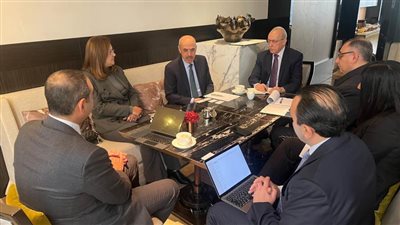 وزيرة التخطيط تبحث سبل التعاون مع رئيس مجموعة البنك الإسلامي للتنمية (صور)